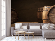 Фотообои бочки с вином - 3