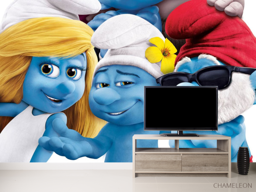 Фотообои Смурфики - 2