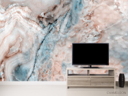 Фотообои Голубой мрамор - 2