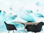 Фотошпалери Принт з пір'ям - 1