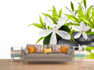 Фотообои Белые цветы - 1