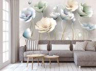 Фотообои 3d цветы - 3