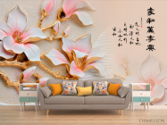 Фотообои Керамические цветы - 1