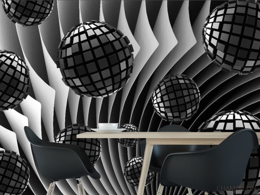 Фотошпалери 3D сфери - 1