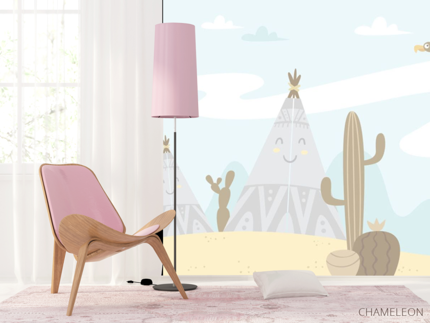 Дитячі фотошпалери кактуси - 4