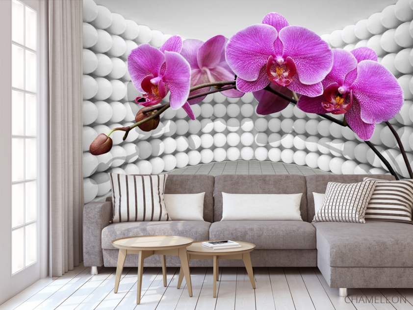 Фотообои 3д орхидея - 3
