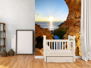 Фотообои скала в море - 2