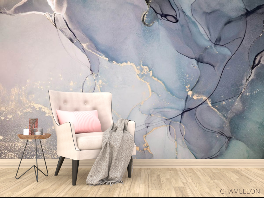 Фотообои Серый флюид - 4