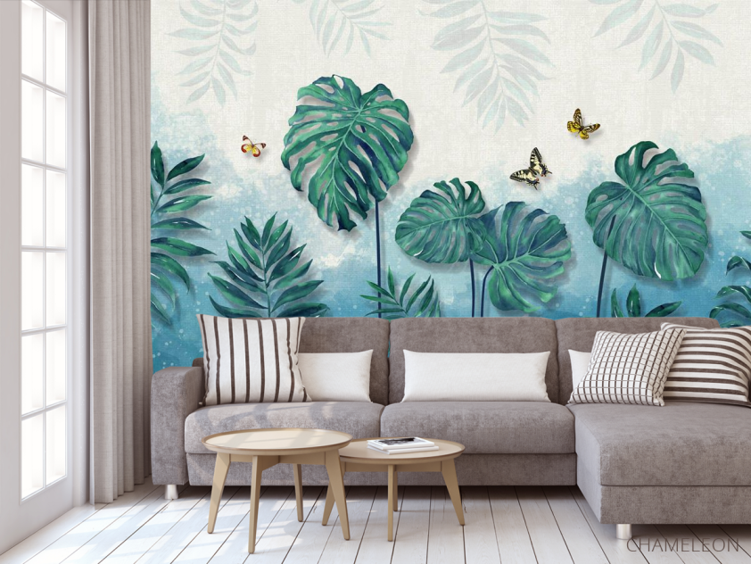 Фотообои Листья монстеры - 3