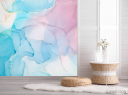 Фотошпалери яскраві Fluid art чорнило - 2