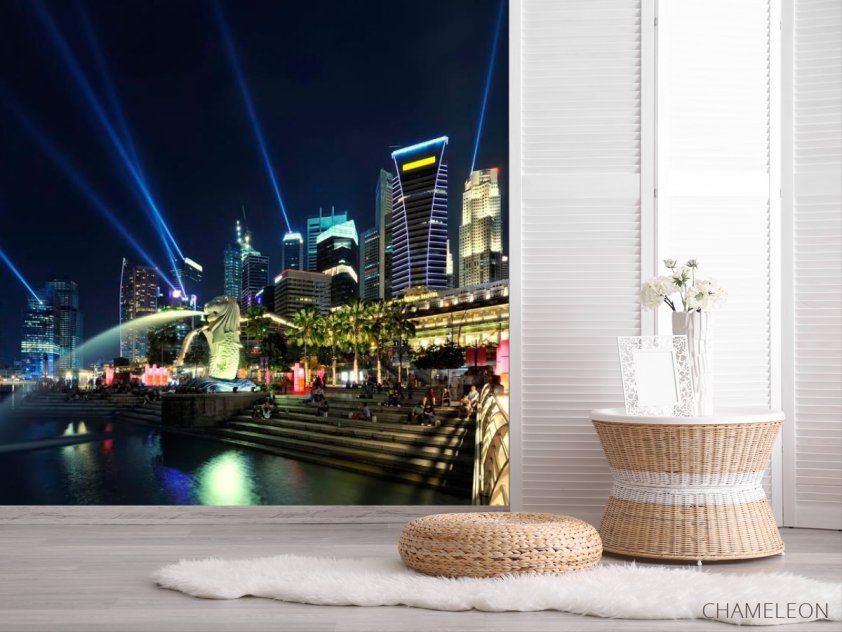 Фотошпалери Фонтан на набережній - 2