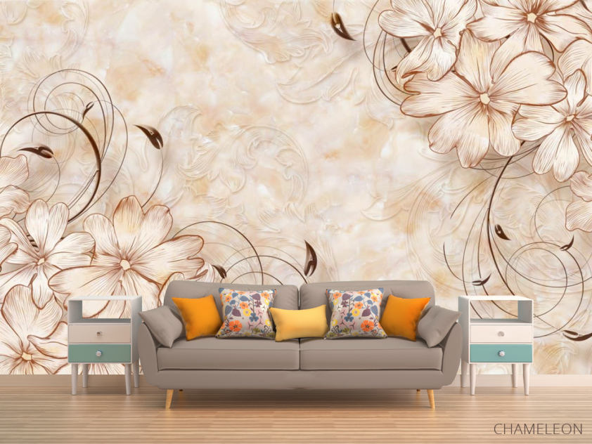 Фотообои Векторные цветы - 1