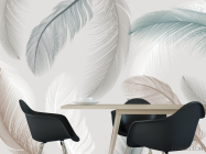 Фотошпалери Векторні пір'я - 1