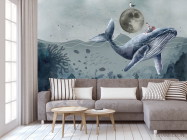 Фотообои Синий кит - 3