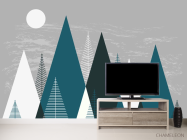 Фотообои Векторные горы - 2