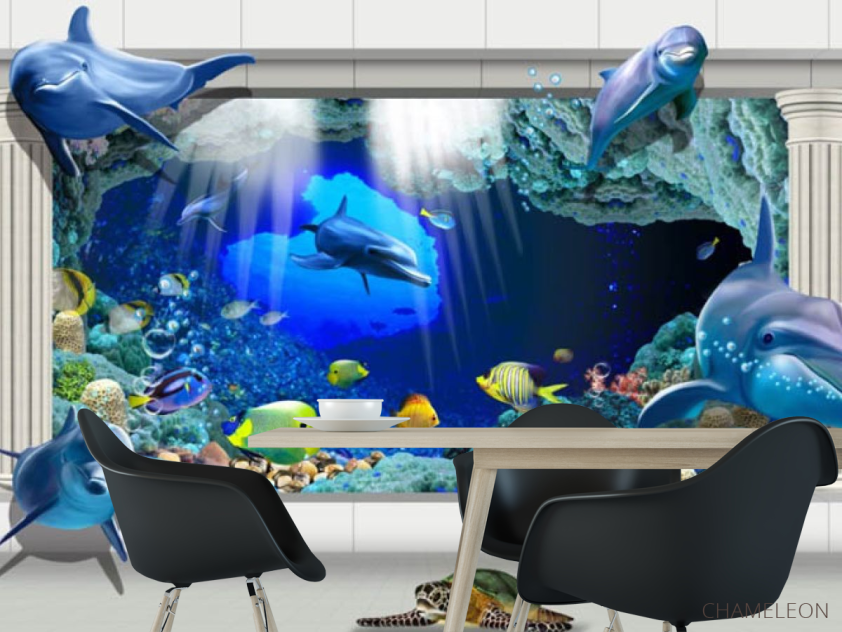 Фотошпалери 3D морське дно - 1