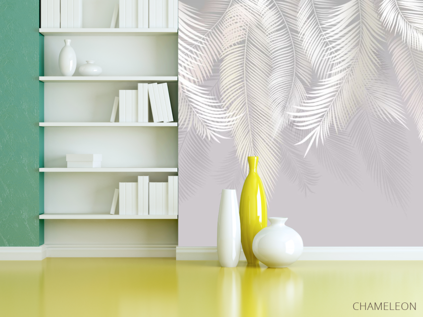 Фотошпалери пухнасті пальмове листя на стіну - 3