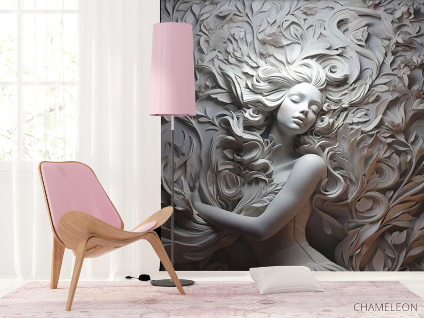 Фотошпалери Барелеф дівчина - 4