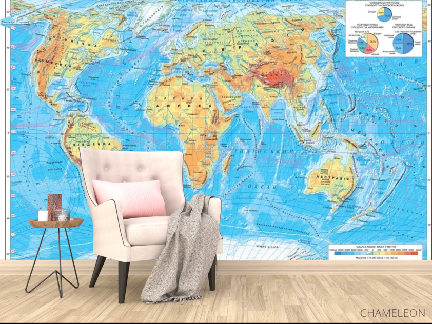 Фотообои Карта - 4