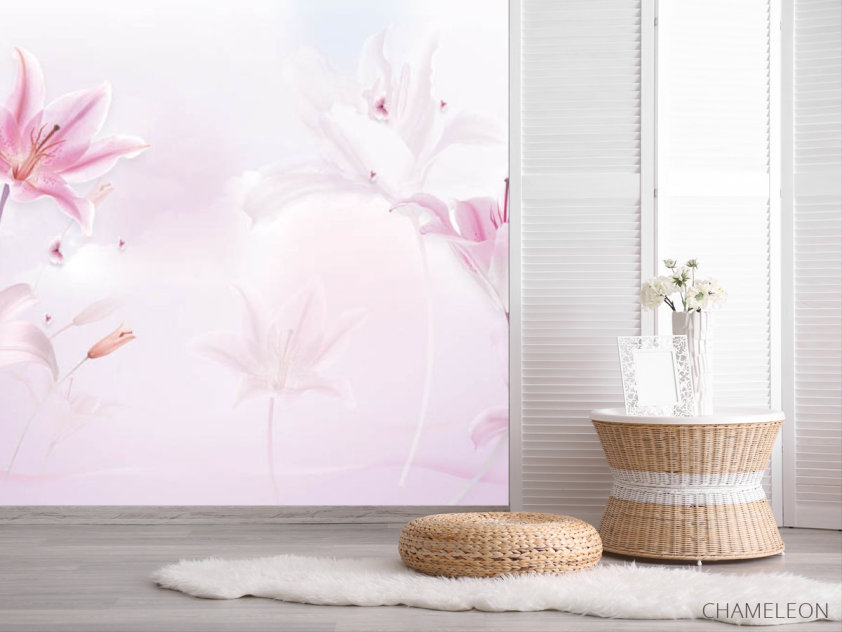 Фотошпалери Рожеві лілії - 2