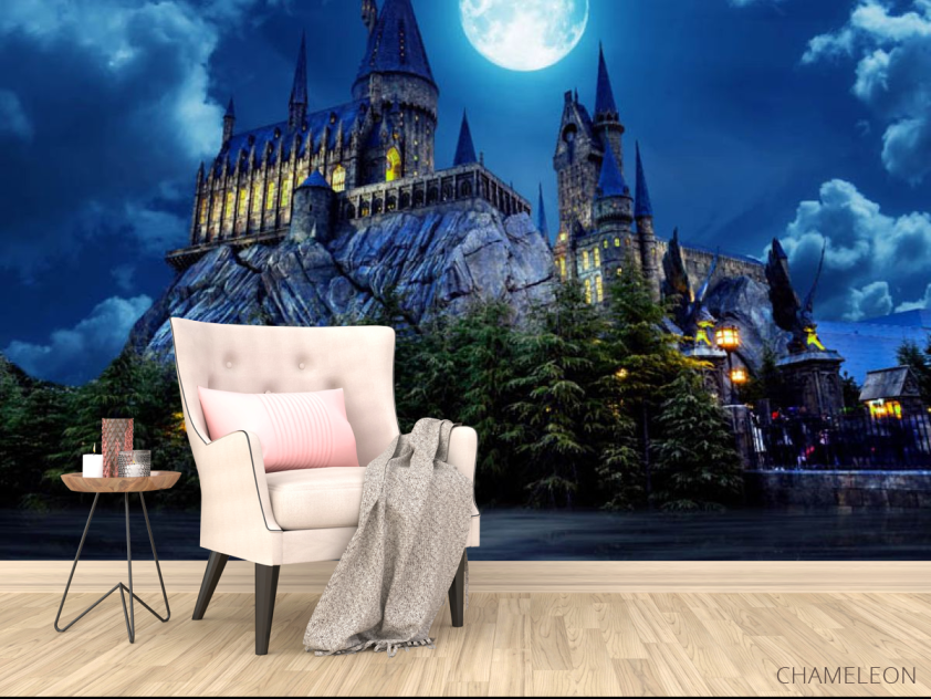 Фотообои луна и замок - 4