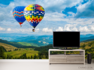 Фотообои воздушные шары в горах - 2