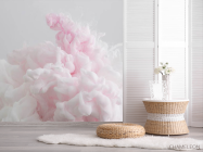 Фотошпалери Рожевий Абстрактний дим - 2