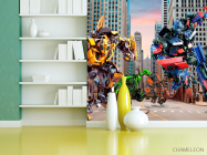 Фотошпалери Трансформери в місті - 3