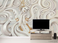 Фотообои Девушка 3д - 2