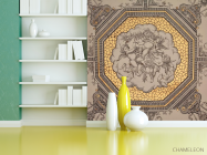 Фотошпалери Вінтажний принт на стелю - 3