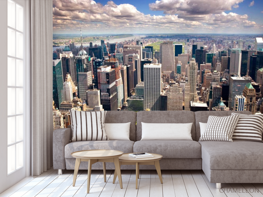 Фотообои Тучи высотки - 3