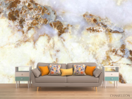 Фотообои Мрамор с золотом - 1