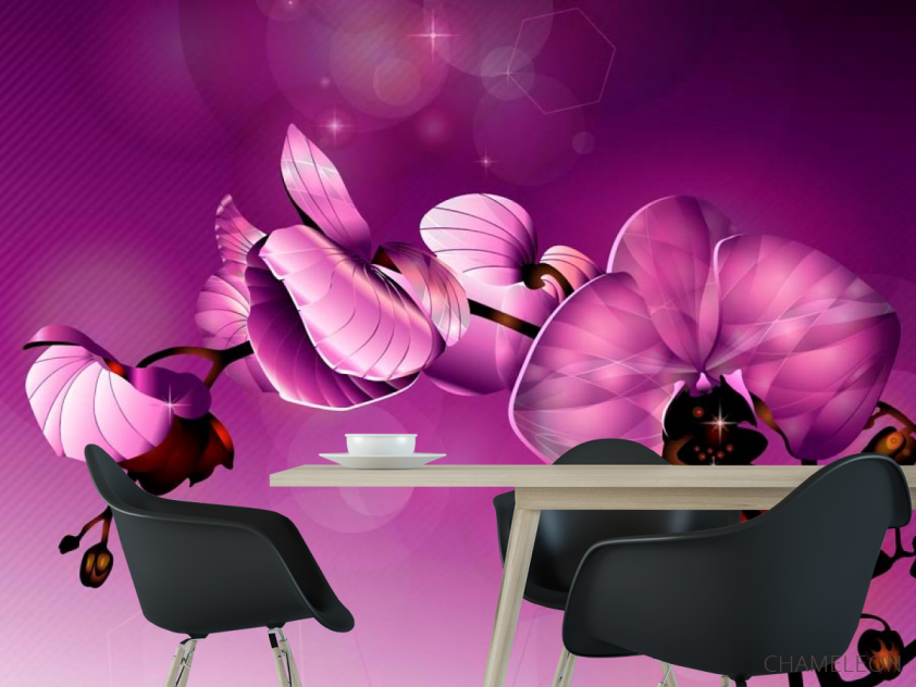 Фотообои Орхидеи фиолетовые - 1