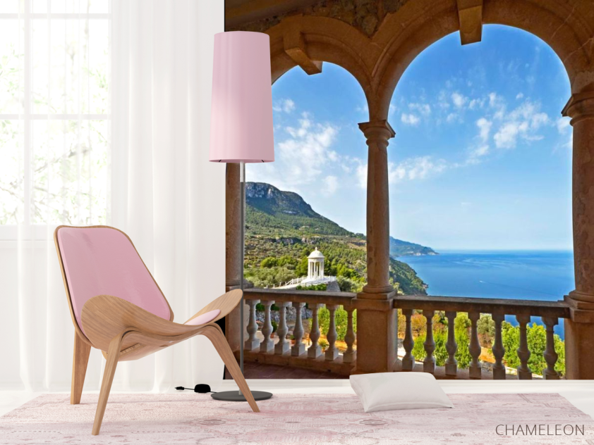 Фотошпалери Арки з видом на море - 4