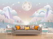 Фотообои Единорожцы для девочки - 1