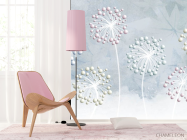 Фотошпалери 3д кульбаби - 4