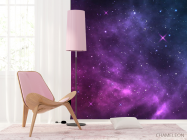 Фотошпалери фіолетове зоряне небо - 4