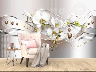 Фотообои Орхидеи 3Д - 4