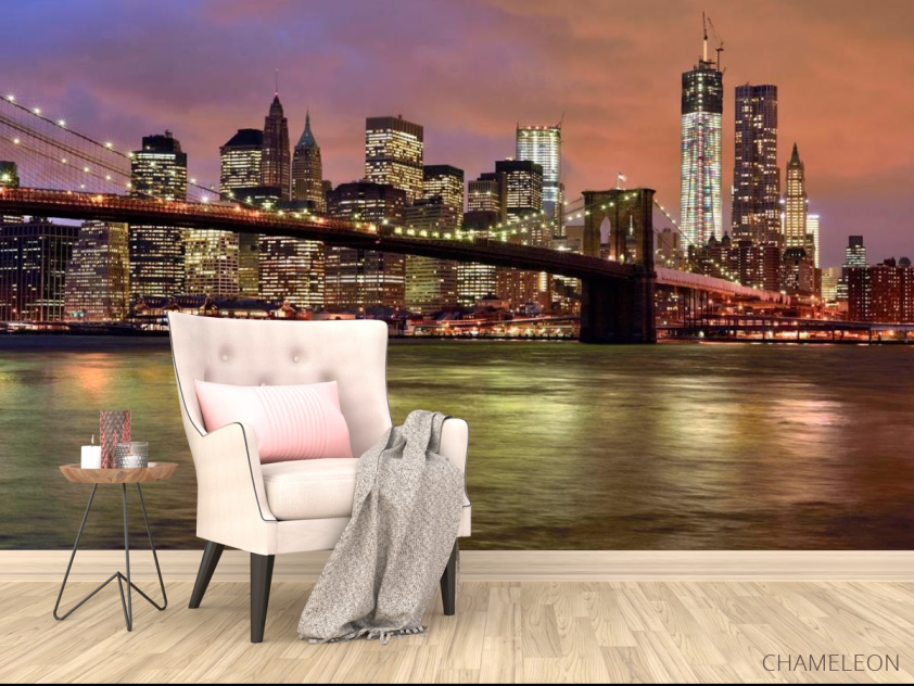 Фотообои Ночной мост New York - 4