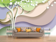 Фотообои 3d дерево - 1