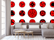 Фотообои Наруто символы - 3