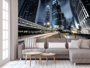 Фотообои вечерний город перспектива - 3