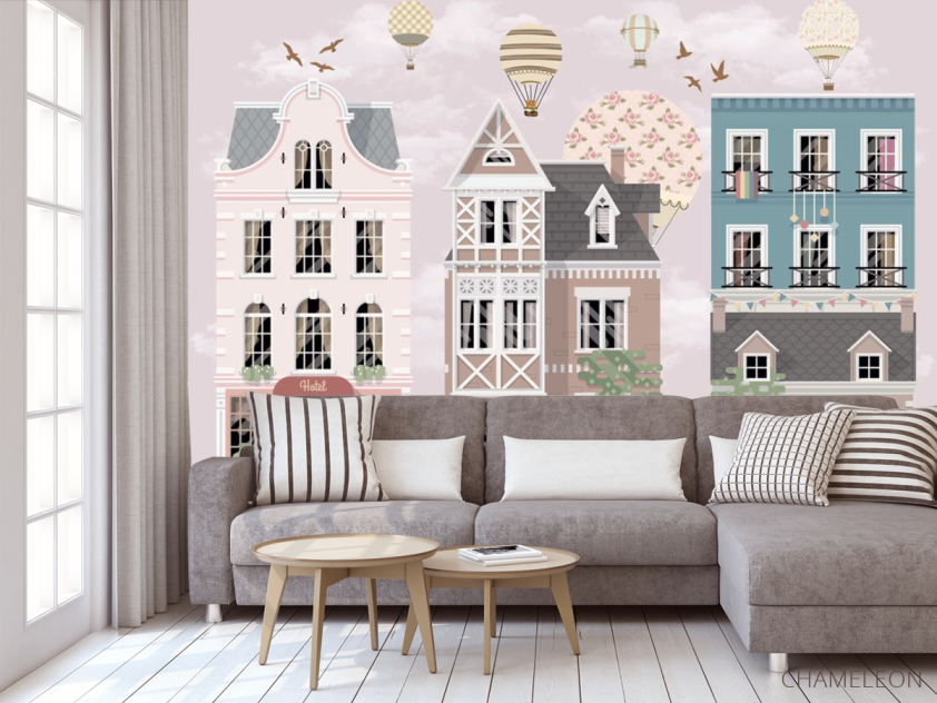 Фотообои Домики - 3