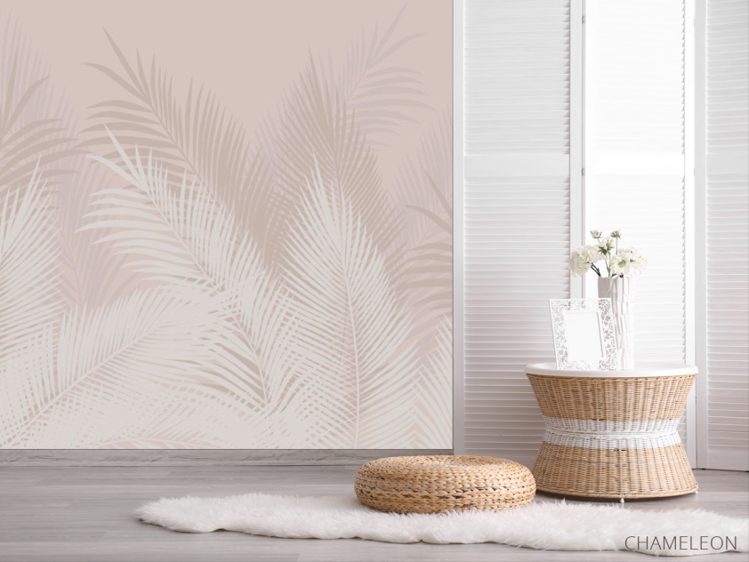 Фотошпалери Графічні пальмове листя - 2