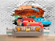 Фотообои Молния Маквин 3Д - 1