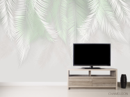 Фотообои фреска с листьями - 2