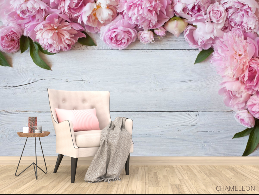 Фотообои Пионы под потолком - 4