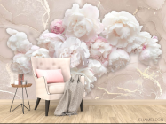 Фотообои Пионы с флюидом - 4