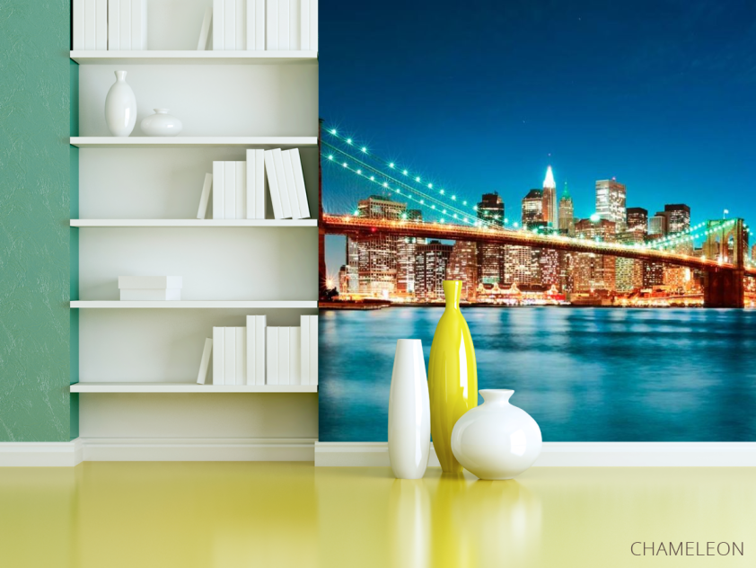 Фотошпалери Міст нічного New York - 3