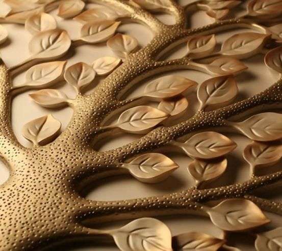 Фотошпалери Золота гілка Фотошпалери Золота гілка 31491